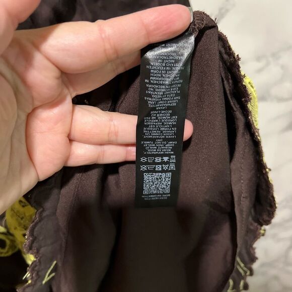 Topshop Satin and Lace Cami Mini Dress in Chocolate and lime-Brown - Picture 9 of 12